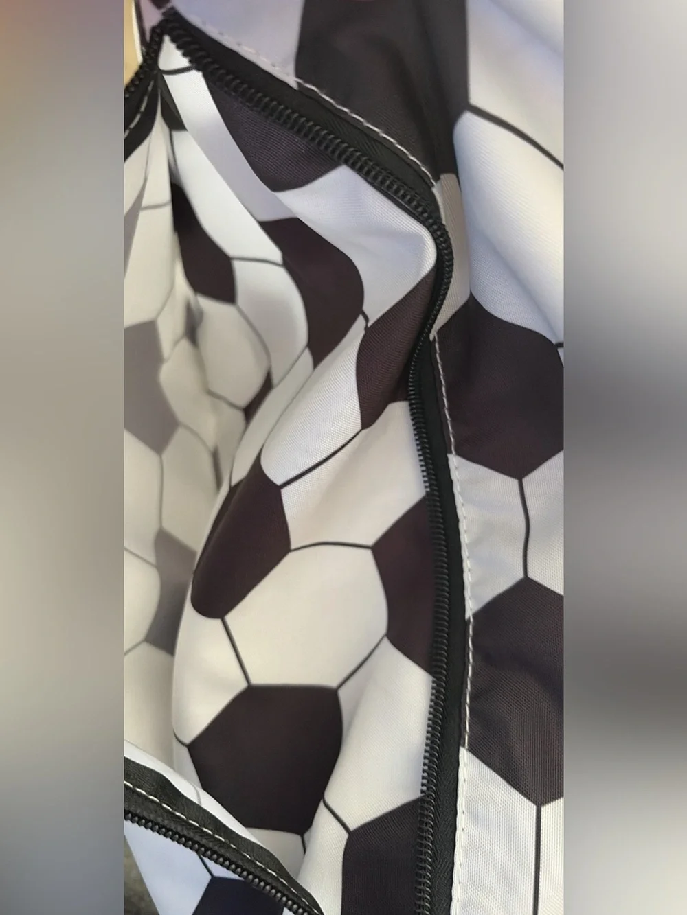 soccer drawstring sack